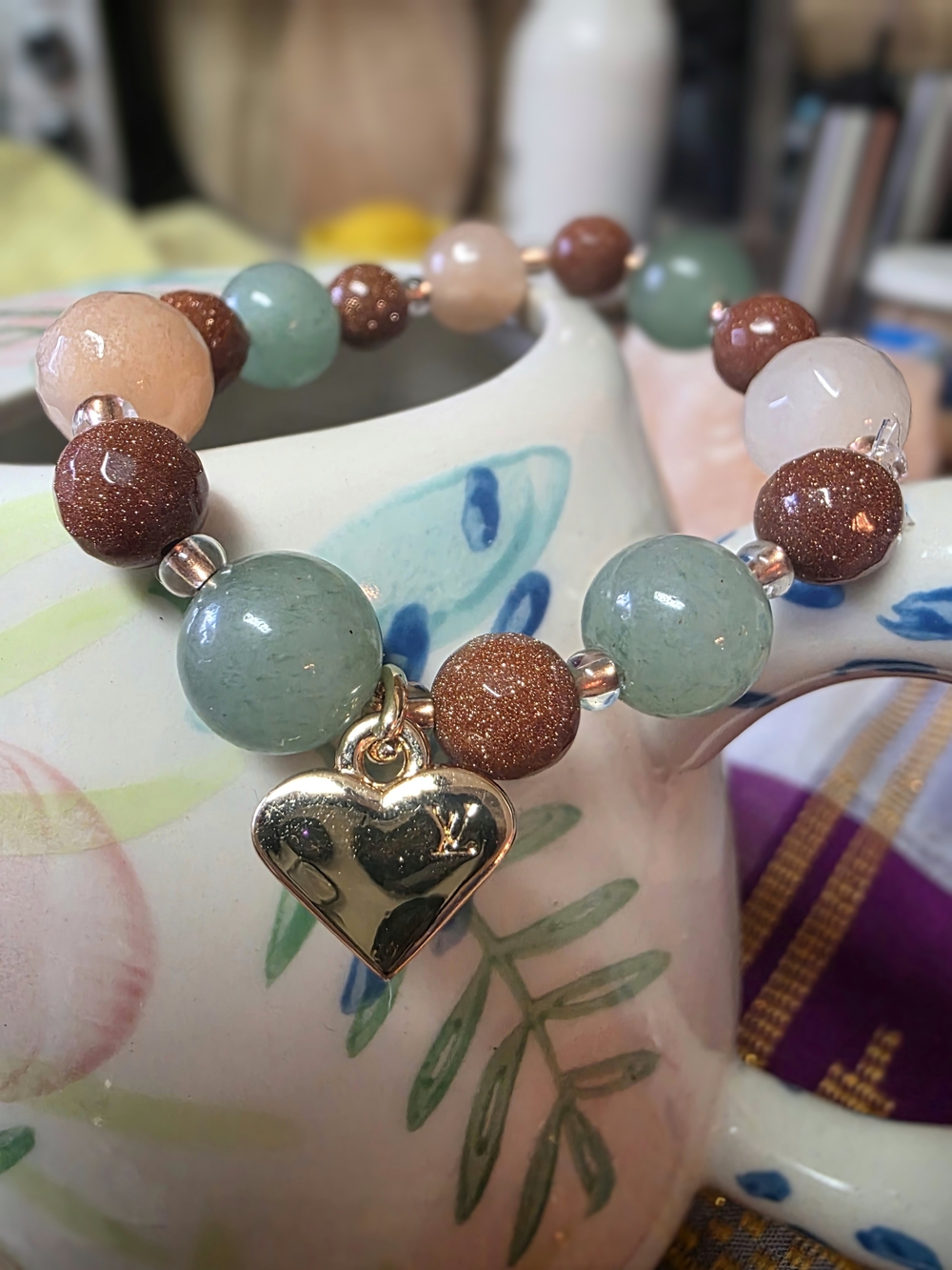 -Lucky Charm- Gemstone Bracelet